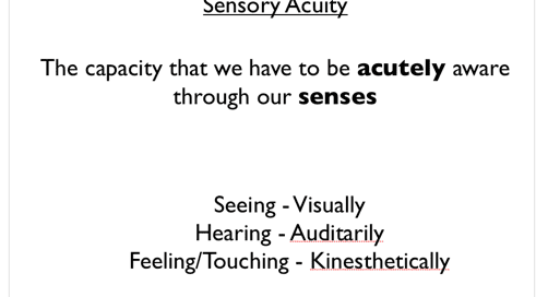 Sensory Acuity