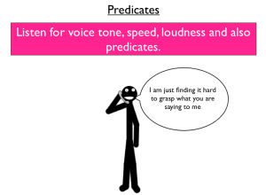 NLP Predicates NLP Predicates