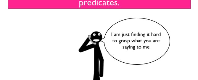 NLP Predicates - word patterns