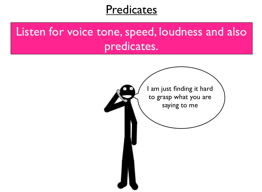 NLP Predicates - word patterns