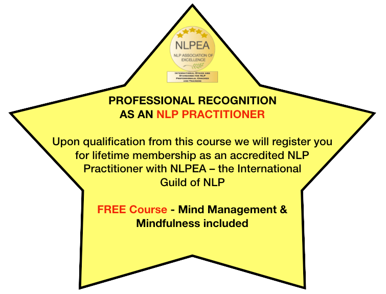 Professional Recognition as an NLP Practitioner