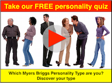 Myers Briggs type personality quiz