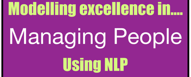 Managing people - NLP modelling