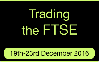 Trading the FTSE 19th to 23rd December 2016