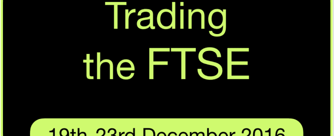 Trading the FTSE 19th to 23rd December 2016