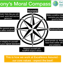 Anthony Beardsell's moral compass - Excellence Assured core values