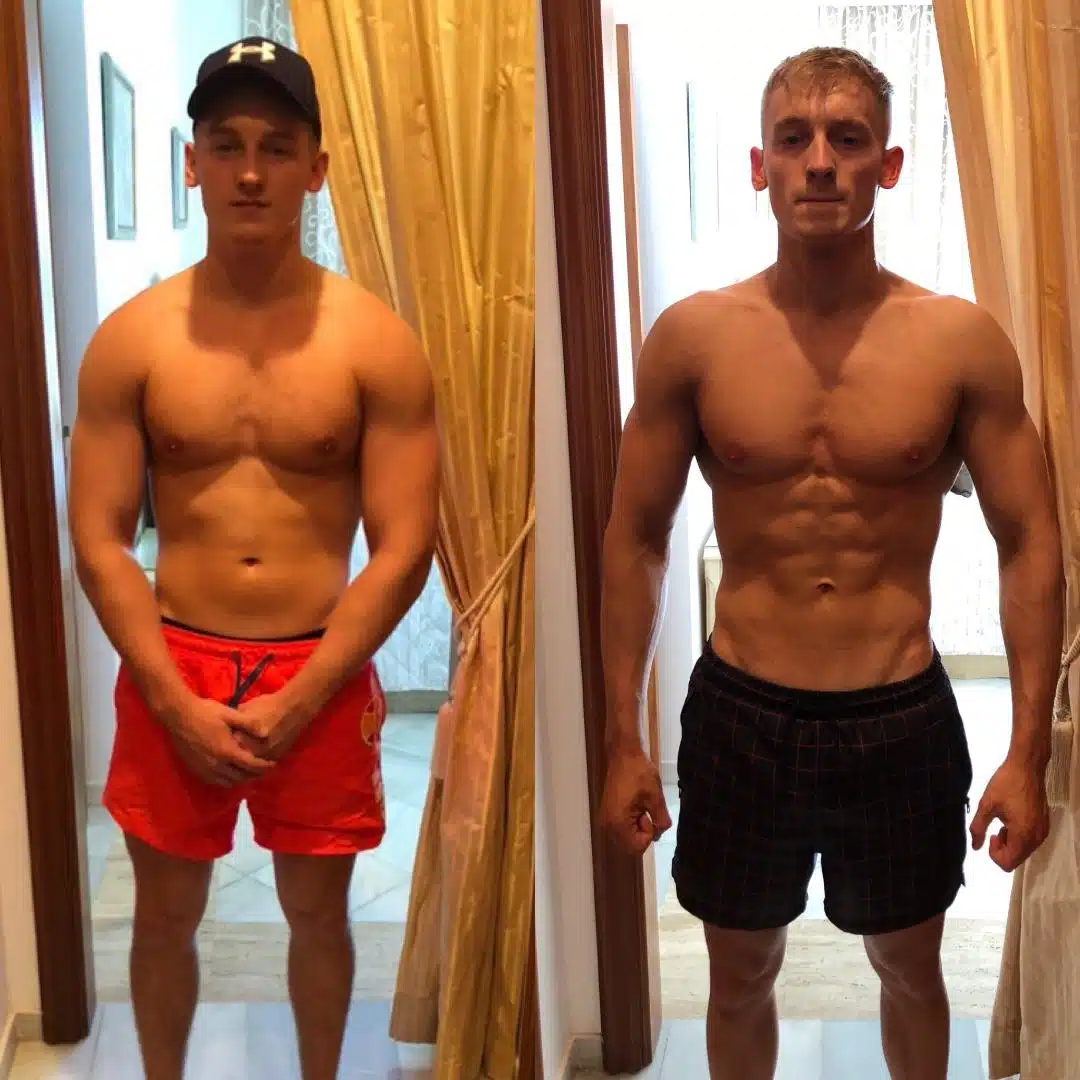 Tom Frith fitnes transformation